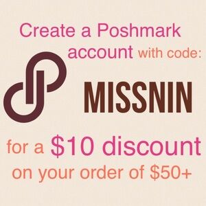 Join Poshmark with my invite code for a $10 shop discount